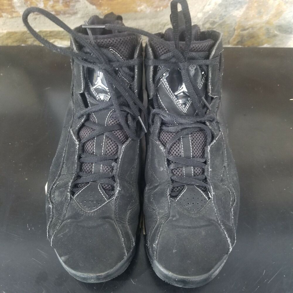 Nike Air Jordan True Flight Mens 7.5  Black Basketball Shoes Lace Up 342964-010